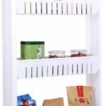 2173 Multipurpose 3 Layer Slim Side Space Saving Storage Organizer Rack Shelf 