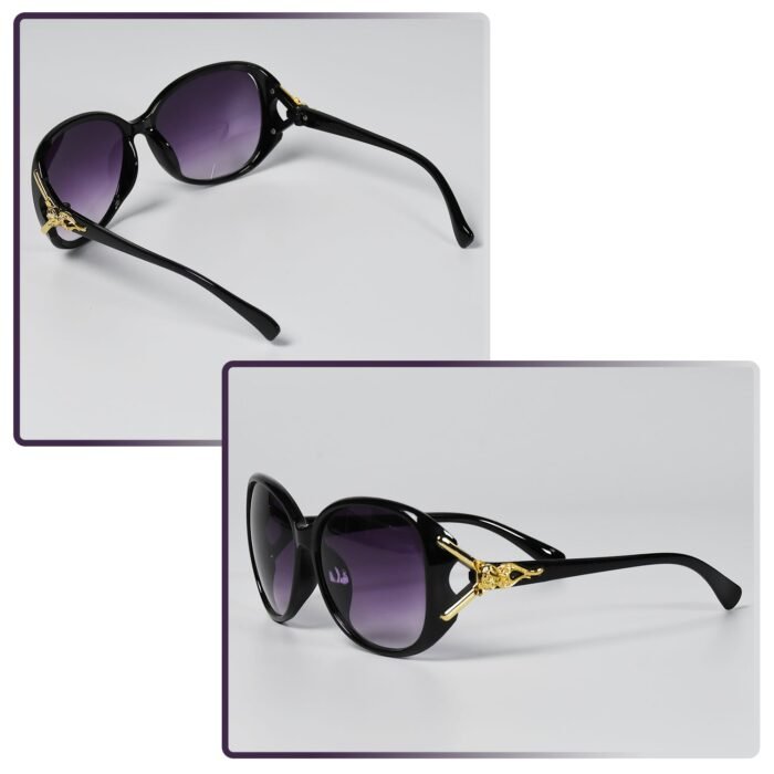 7706 Women Specs Black Polarized Sunglasses Elegant Female Sunglass For Indoor & Outdoor Use