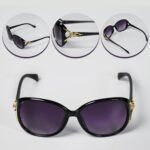 7706 Women Specs Black Polarized Sunglasses Elegant Female Sunglass For Indoor & Outdoor Use