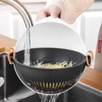 Multipurpose 2 In 1 Vegetable Washing Bowl with Strainer (1 Pc) - Image 3