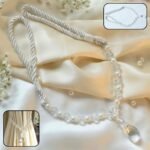 Luxury Crystal and Pearl Beaded Curtain Tieback (1 Pc)