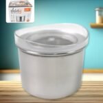 Multipurpose Stainless Steel Airtight Containers with See Through Lid (1 Pc / 500 ML)