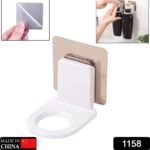 Wall-Mounted Adhesive Hook for Shampoo & Soap, Strong Hold (1pc) - Image 2