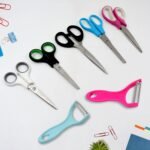 Stainless Steel Kitchen Scissors & Multipurpose Peeler (2 Pc Set, Mix Design) - Image 5