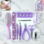 Personal Grooming Manicure & Pedicure Nail Care Tool Set (10 Pc Set)