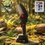 Mini Electric Cordless Chainsaw (1 Set, 48V, Blade size 28 Cm)