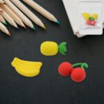 Mix Design Fancy & Stylish Colorful Erasers (1 Set / 3 Pc Set) - Image 2