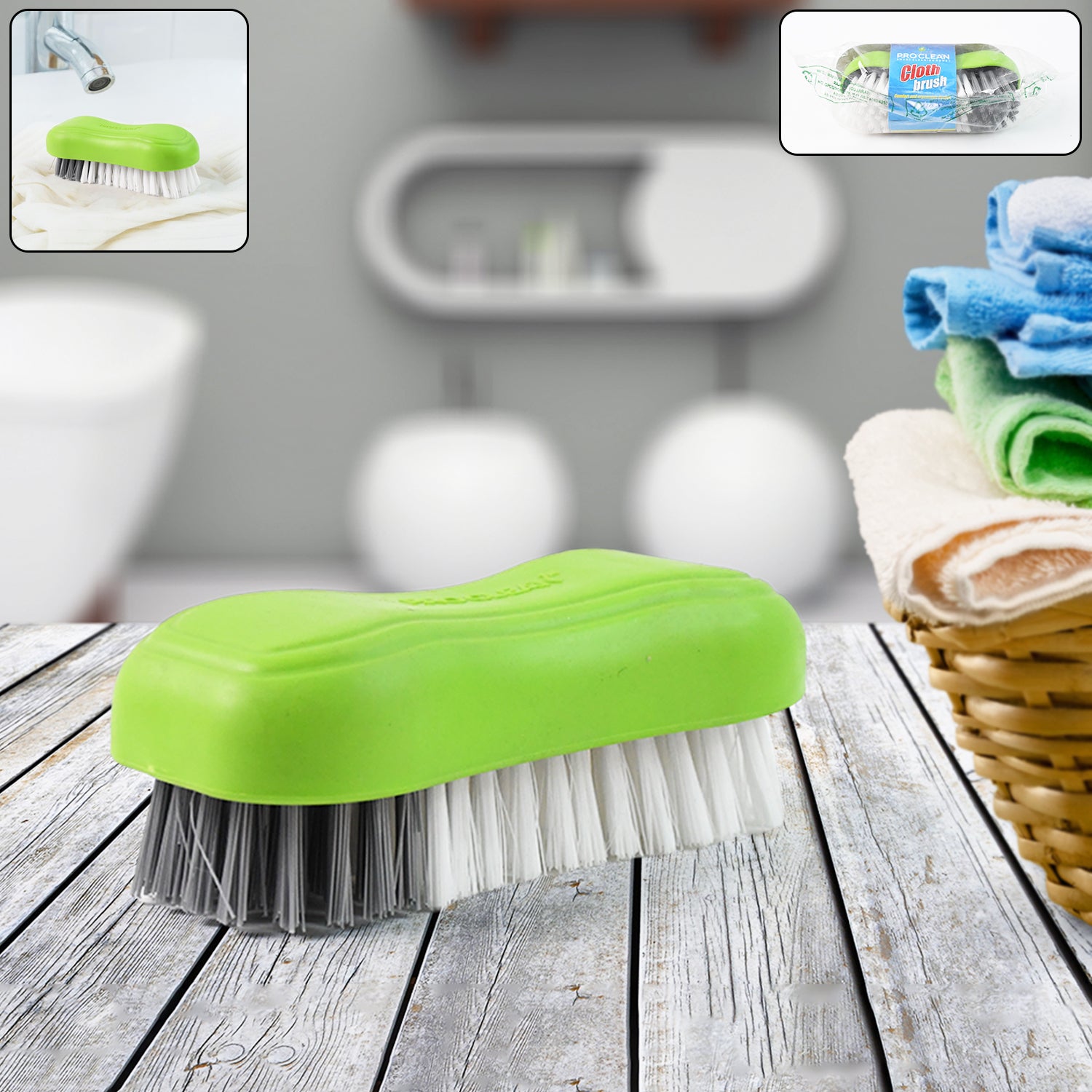 01_e1c691da-6139-4c5c-b9ef-703e2bb2cfa7 Pro Clean Multi-Purpose Cloth Washing Brush with Plastic Handle (1 Pc) - Image 1