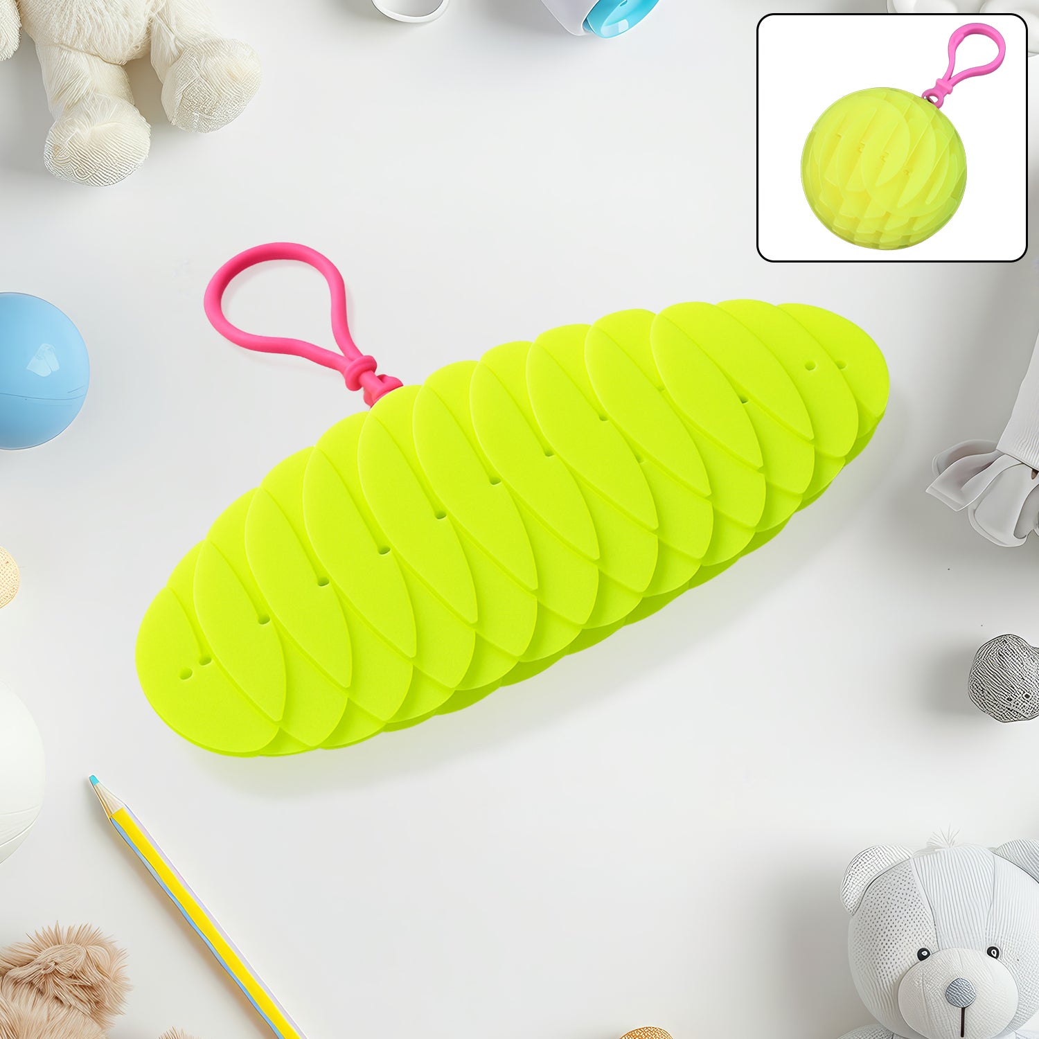 01_eeee2087-8320-4ece-936a-1ce06480bd9c.jpg Flexible plastic Worm Fidget Toy (1 Pc) - Image 1