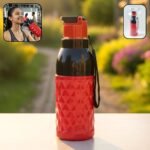 Plastic 400 ML Approx Sports Water Bottle (1 Pc)