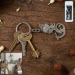 Premium Metal Krishna Face Keychain 1 Pc
