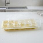 24 Grid Pop Up Ice Cube Tray Set with Lid (2 Pc Set) - Image 7