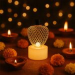 Decorative Apple Shape LED Tealight Candles (12 Pc) - Image 3
