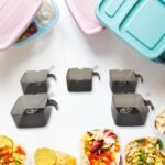 Rotating Spice Jars Vertical Rotatable Seasoning Box 5 Section / Tier 5 Spoon (1 Set) - Image 6