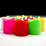 Festive Lighting for Any Occasion: 24 Pack LED Tealight Candles, Diwali (Multicolor) - Image 5