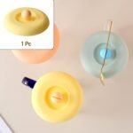 Cup/Mug Lid Dust Proof Silicone Rubber Airtight Seal (Lid Only, 1 Pc)