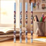 Cartoon Printed Pencil Set for Kids – Cute School Writing Pencils (4 Pc)