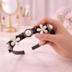 Luxury Pearl Floral Hair Band for Women & Girls (1 Pc) - Image 4