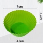 Silicone Cupcake-Shaped Baking Mold for Chocolate, Candy & Pastry (6 Pc) - Image 4