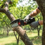 Mini Electric Cordless Chainsaw (1 Set, 48V, Blade size 28 Cm) - Image 7