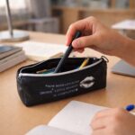Stylish Printed Zipper Pencil Pouch Organizer (1 Pc) - Image 5