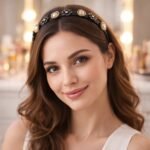 Elegant Pearl & Floral Designer Hairband for Women & Girls 1 Pc - Image 3