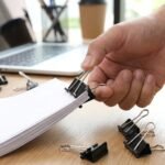 Binder Clip Paper Holder (2 Pc / 19mm) - Image 3