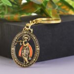 Metal Traditional Decorative Lord Krishna Keychain (1 Pc) - Image 6