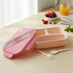 Plastic 3 Compartment Lunch Box for Kids - Image 5
