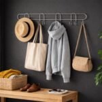Heavy Duty Stainless Steel Wall Mounted Hook Rack (1 Pc) - Image 3