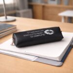 Stylish Printed Zipper Pencil Pouch Organizer (1 Pc) - Image 7