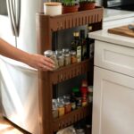 Multipurpose Plastic 4 Layer Storage Rack with Wheels - Image 3