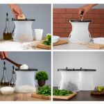 Silicone Food Storage Bags - Set of 3 Keepers for Fruits, Vegetables, Snacks