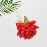 Hair Clip Red Rose Bridal Hair Pins Rose (12 Pcs Set / Red Color Only) - Image 5