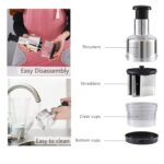 Stainless Steel Food Cutter & Chopper for Vegetables and Nuts - Image 4