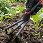 Hand Garden Cultivator Rake Plastic Gardening Tool (1 Pc, 27 Cm) - Image 5