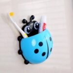 Cute ladybug toothbrush holder with toothbrush combo set - Image 3