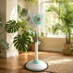 12V DC Hybrid Pedestal Table Fan (Adapter Not Include) - Image 7