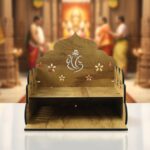 Wooden Temple Style Home Mandir stand for Pooja - Image 4