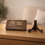 Premium Wooden Hanuman Chalisa Flip Book with Stand (1 Set) - Image 7