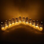 Vintage Lantern Style Decorative Flameless LED Candles (12 Pc) - Image 6