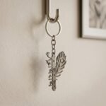 Premium Metal Radhe Radhe Keychain 1 Pc - Image 7