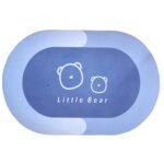 Premium Little Bear Printed Soft Non-Slip Bath Mat (1 Pc, 118x79 Cm) - Image 5