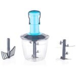 6 Blades Manual Hand-Press Vegetable Chopper (1100 ML / Mix Color) - Image 6