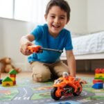 Launcher Bike Racing Toy for Kids with Manual Pull Launcher - Image 7