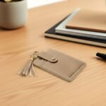 PU Leather Card Holder Wallet with Button Strap (1 Pc) - Image 3