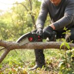 Mini Electric Cordless Chainsaw (1 Set, 48V, Blade size 28 Cm) - Image 3