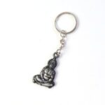 Premium Spiritual Hanuman Ji Sitting Pose Metal Keychain (1 Pc) - Image 5
