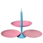 Foldable Fruit Plate Candy Dish | Multi Use Mirror Shape Dried Fruit Tray (1 Set) - Image 5