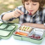 Fresca Stainless Steel 3 Compartment Lunch Box (1 Pc)